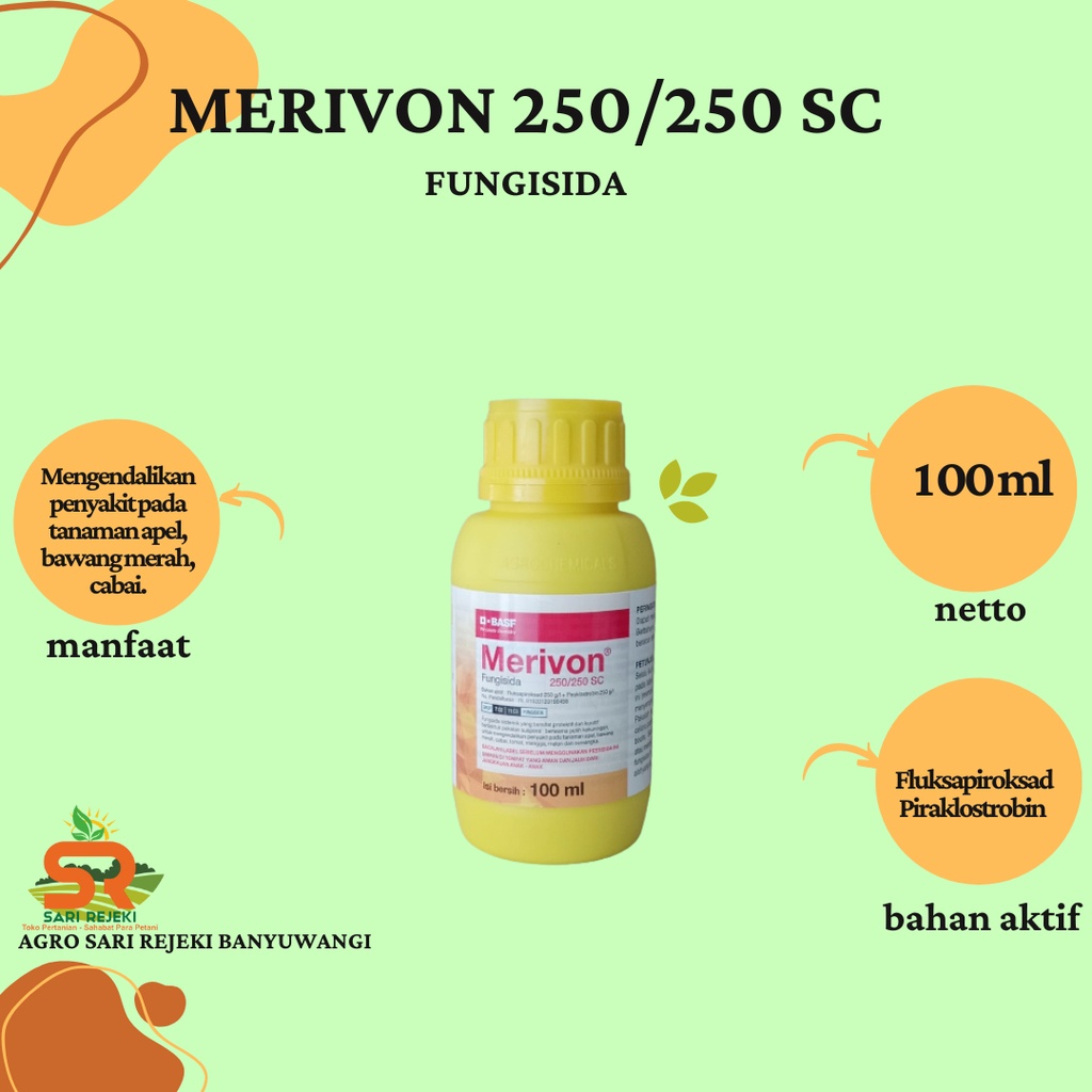 Jual MERIVON 250/250SC 100ML FUNGISIDA | Shopee Indonesia