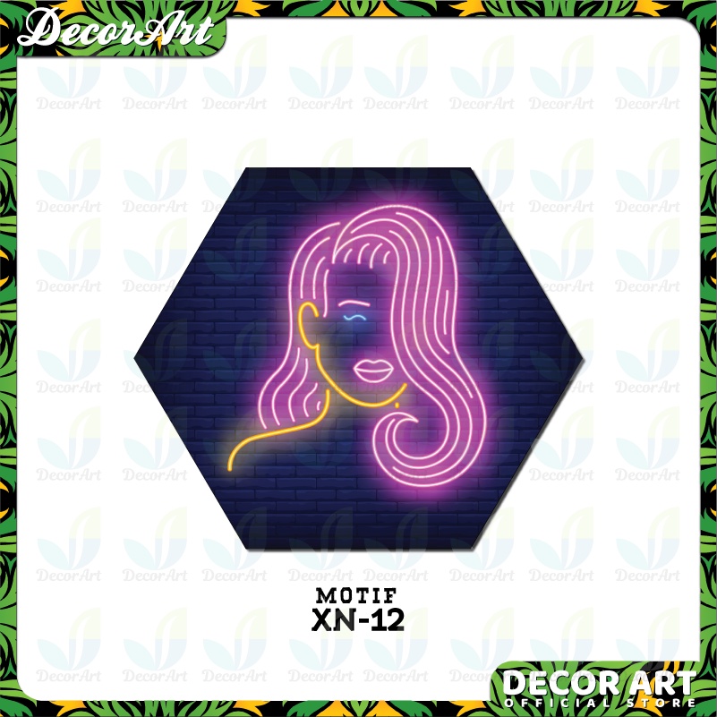 Jual DecorArt - Dekorasi Hiasan Dinding Segi 6 Hexagonal Tema Sign ...