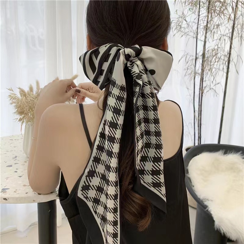 Jual [ COD ] Mini Scraf Leher Kepala Rambut Bahan Silk Immitation ...