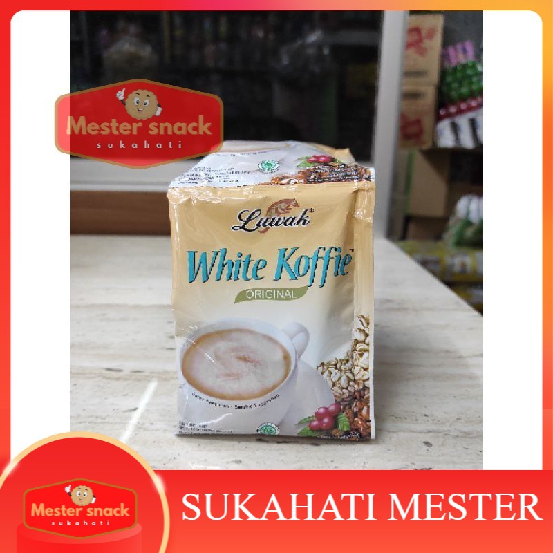 Jual Kopi Luwak White Koffie Renceng 20 Gram 1 Renceng Isi 10 Pcs