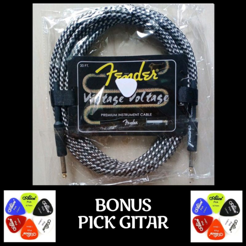 Jual Kabel Jack 6 Meter Instrumen Gitar, Bass, Keyboard / Sound System ...