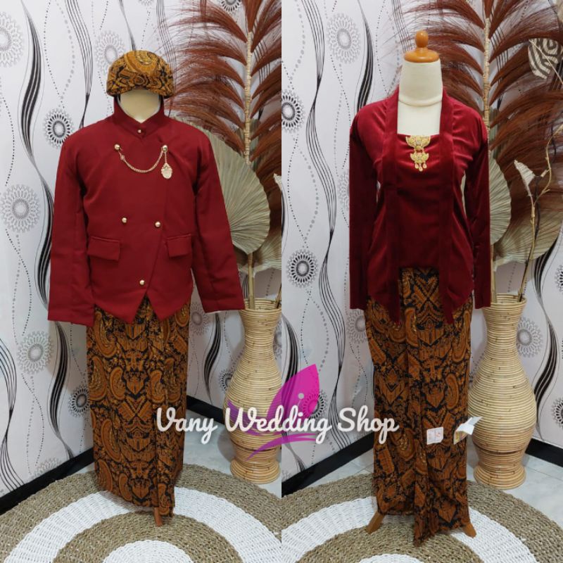 Jual [Couple] Baju Prewedding / Baju Adat Jawa | Gambar Patung - Nuansa