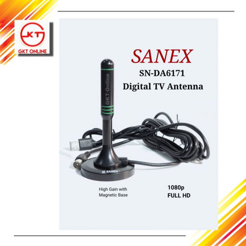 Jual Antena TV Digital Indoor Sanex SN-DA6171 | Shopee Indonesia