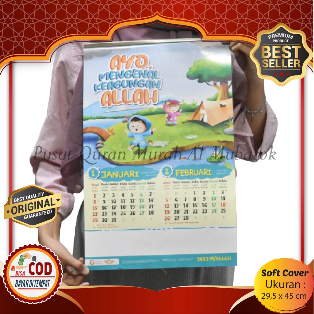 Jual COD ~ Kalender Anak Islami Tahun 2023 Full Colour - Gema Insani ...