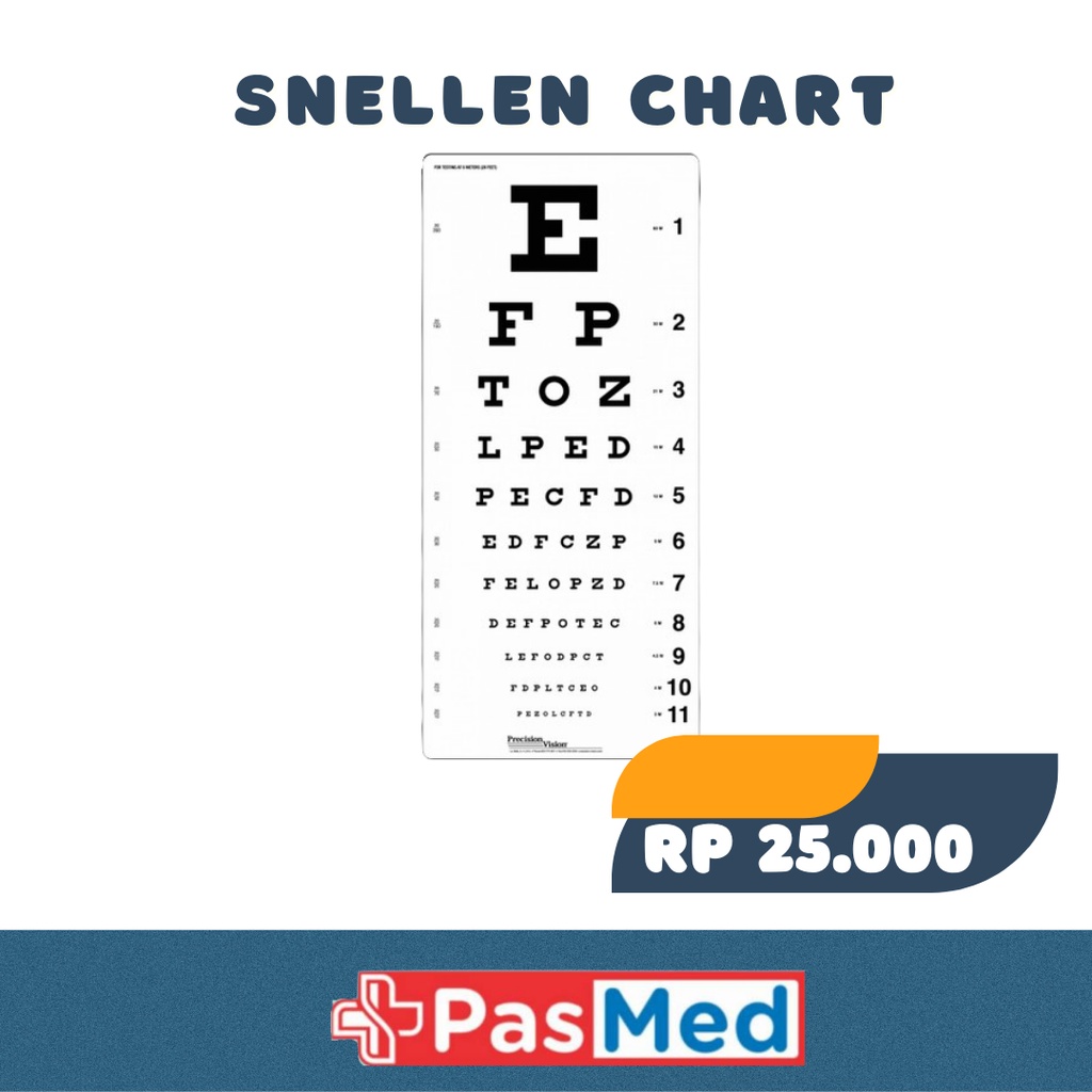 Jual Snellen Chart Shopee Indonesia