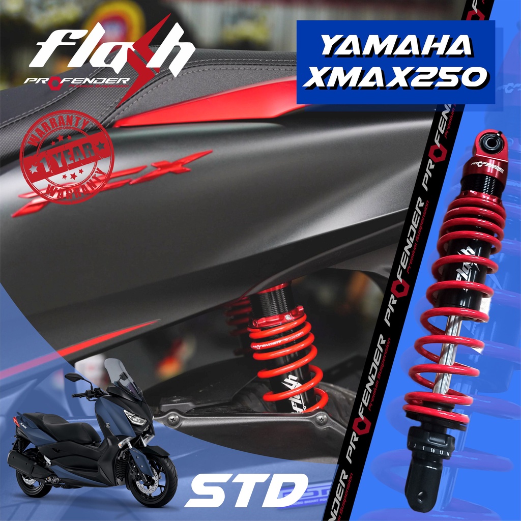 Jual Suspensi Shockbreaker Profender Flash Series Motor Yamaha Xmax 250 Shopee Indonesia 0668