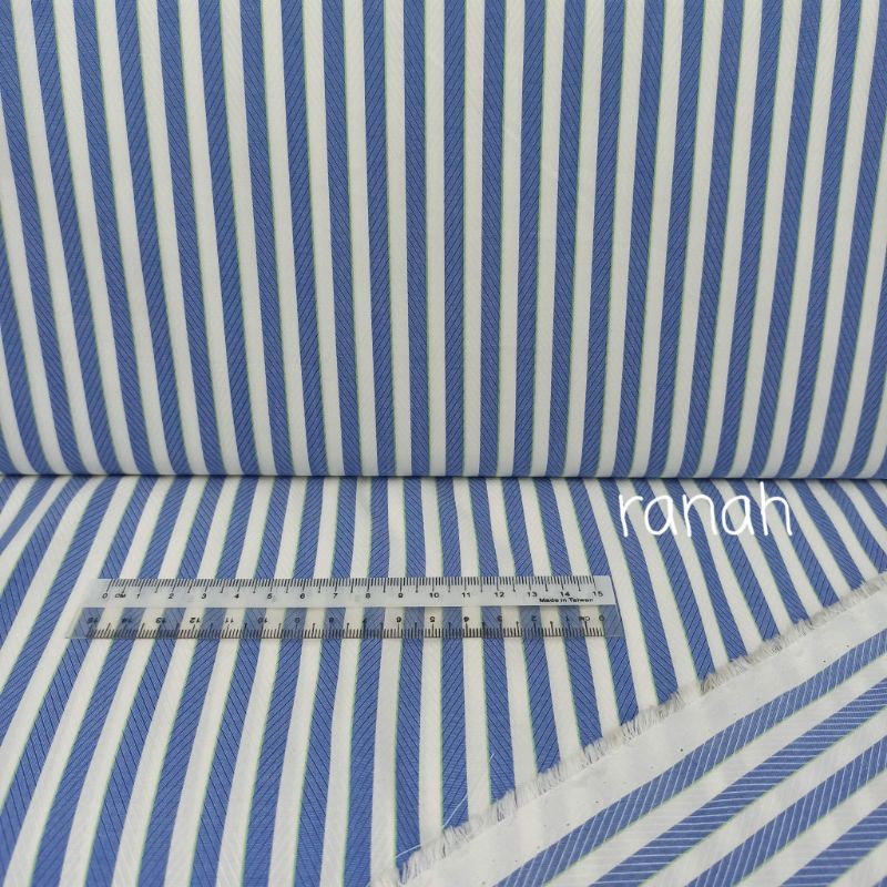 Jual Kain Katun Salur Yandet Italy Ys Bahan Kemeja Lurik Garis Yarn Dye Yarndyed Stripe