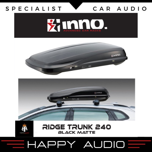 Jual Roof Box INNO RIDGE TRUNK 240 Black Matte Volume 220L ORIGINAL JEPANG Shopee Indonesia