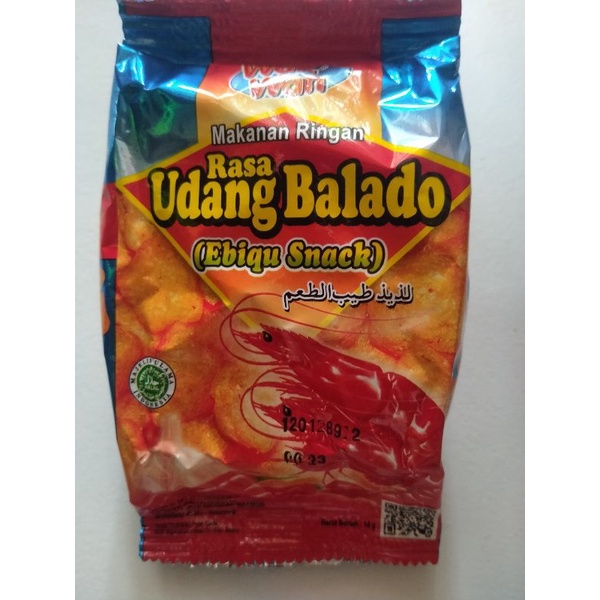 Jual Snack Rasa Udang Balado Dari Wan Wan Snack Kemasan 1 Pack Kemasan