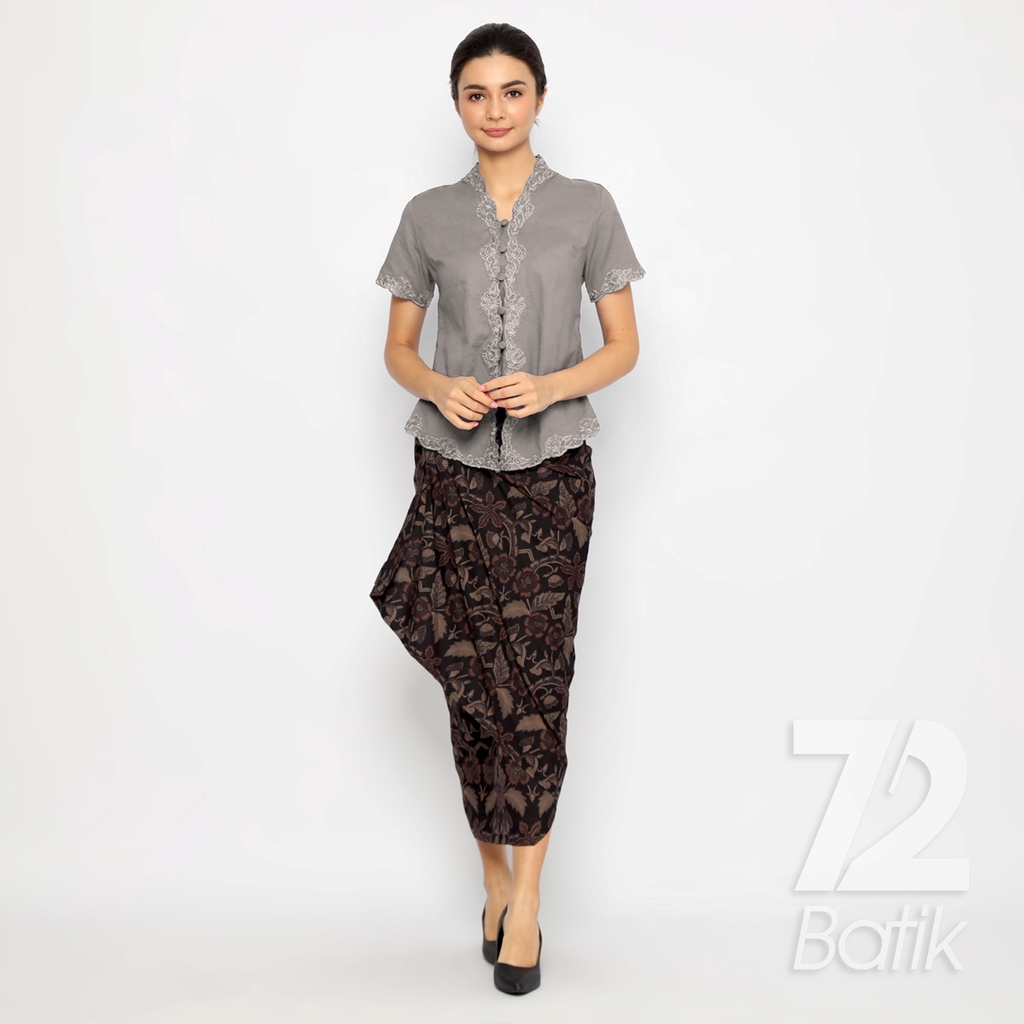 Jual ROK BATIK SPAN Jena Skirt Lilit Kebaya Instan Modern Wanita Motif ...
