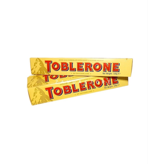 Jual Toblerone Coklat Milk Box 100gr Coklat Swiss Premium Halal