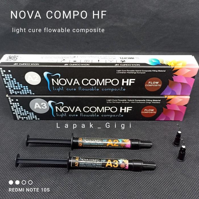 Jual COMPOSITE FLOW / FLOWABLE COMPOSITE NANO HYBRID / NOVA COMPO HF