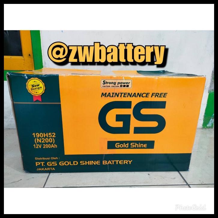 Jual Aki Accu Genset, Kapal, Industri, Bus N200 GS 12v 200Ah Aki Kering