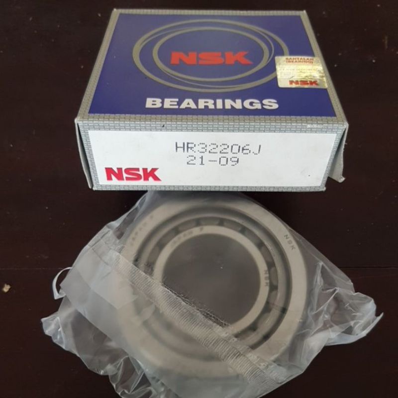 Jual bearing laher nsk ori HR32206J roda depan luar elf NHR55 engkel ...