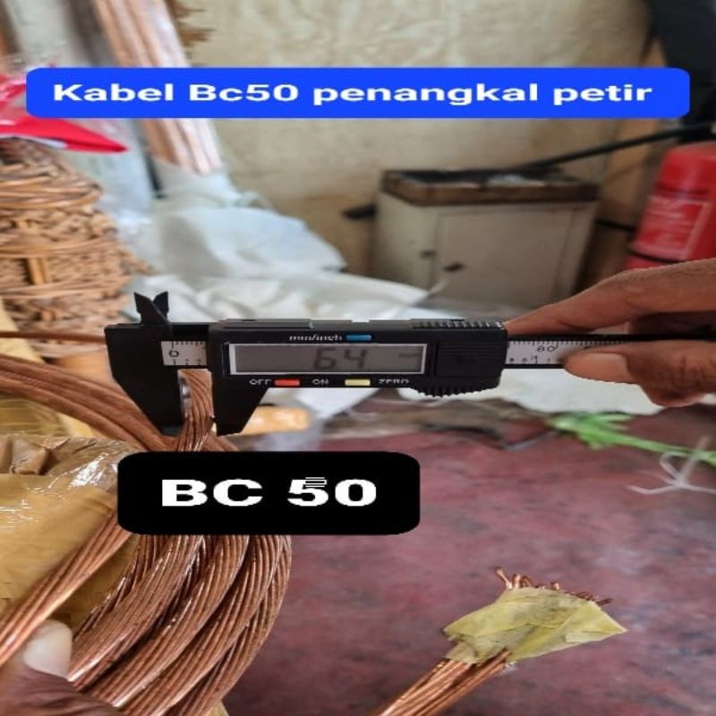 Jual Kabel Bc 50 Penangkal Petir & Grounding Sistem | Shopee Indonesia