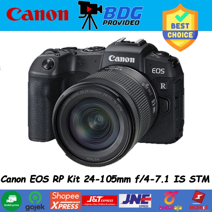 Jual Canon EOS RP kit RF 24105mm f/47.1 IS STM lens garansi resmi