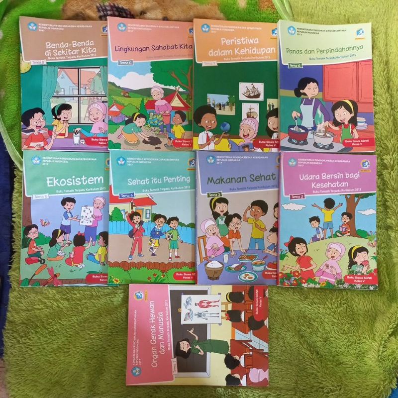 Jual ORIGINAL BUKU TEMATIK TERPADU KELAS 5 TEMA 1 2 3 4 5 6 7 8 9 SD ...