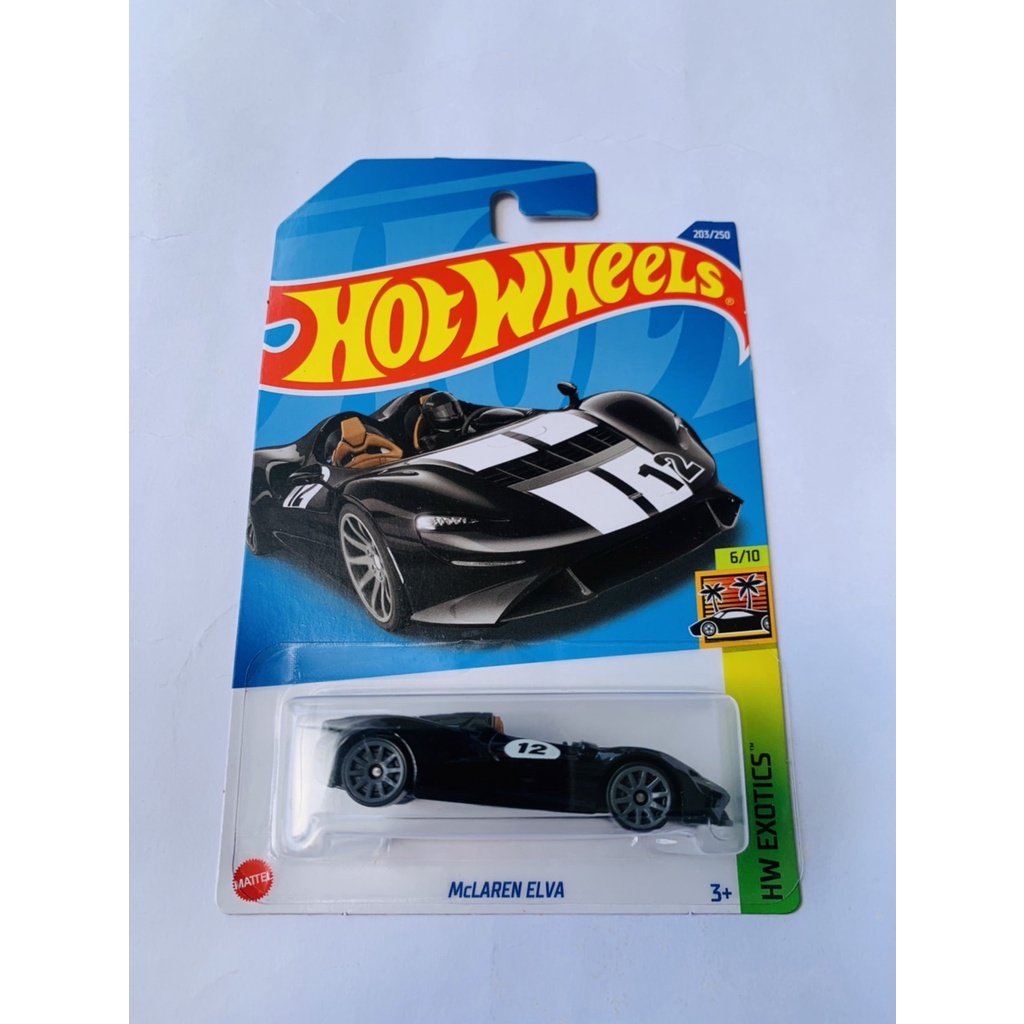 Hot Wheels McLaren Elva – HW Exotics Serie 6/10, Short Card, Supersportwagen, Mattel 2022