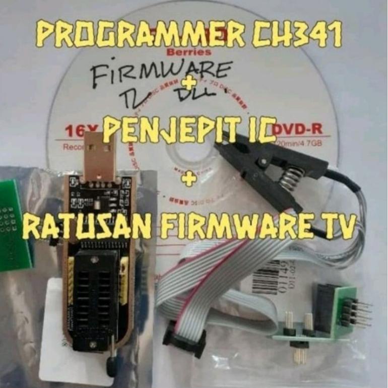 Jual [X-B7B- ] CH341A CH341 24 25 Series EEPROM Flash BIOS USB ...