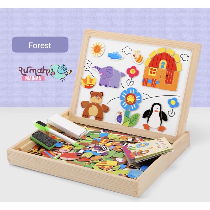 Jual Educational Magnetic Puzzle Board | Shopee Indonesia