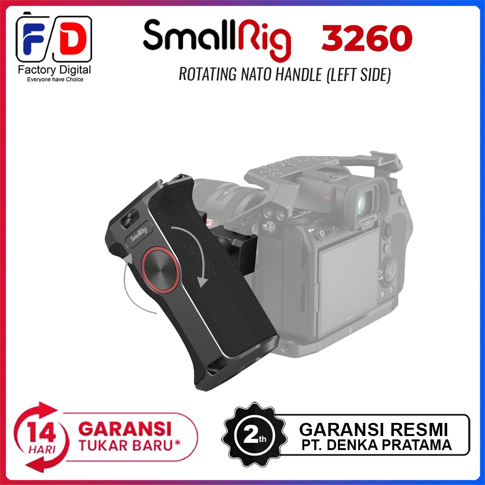 Jual SmallRig Rotating NATO Handle (Left Side) 3260 | Shopee Indonesia