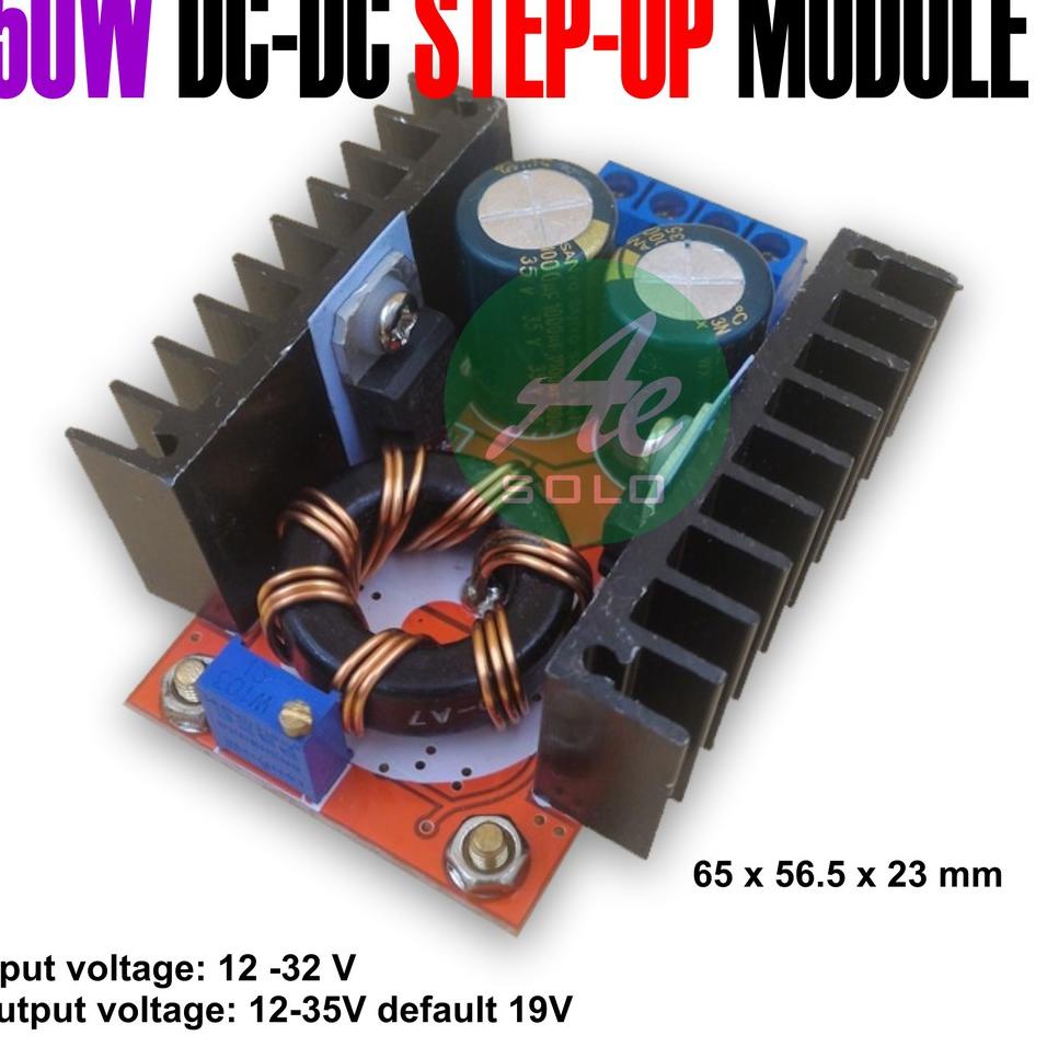 Jual Kejar Irit DC-DC STEP UP MODUL 150W DC BOOST MODULE | Shopee Indonesia