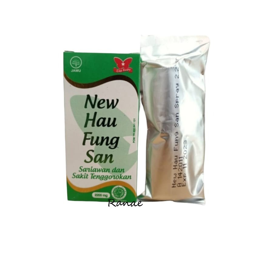 Jual Spray New Hau Fung San Powder Untuk Sariawan Dan Sakit Tenggorokan Shopee Indonesia