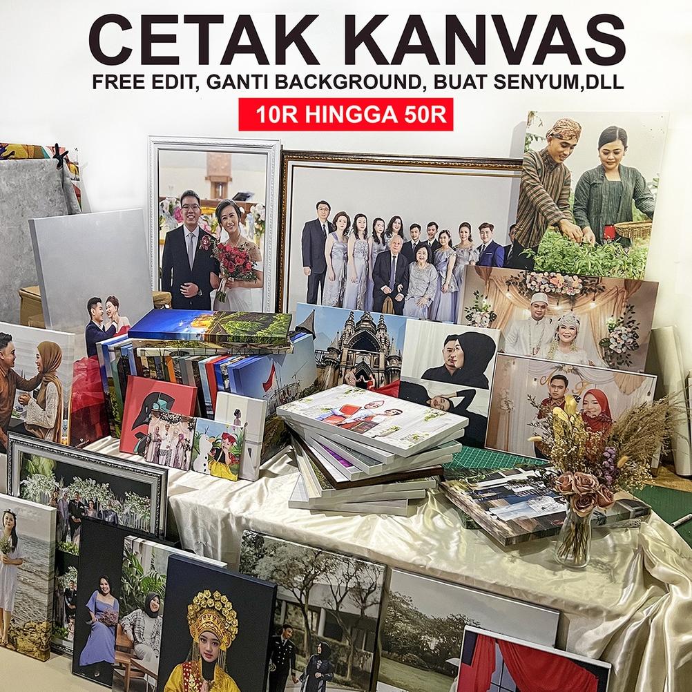 Jual Cetak Foto Kanvas/Canvas Photo Print (Sudah Termasuk Rangka Kayu