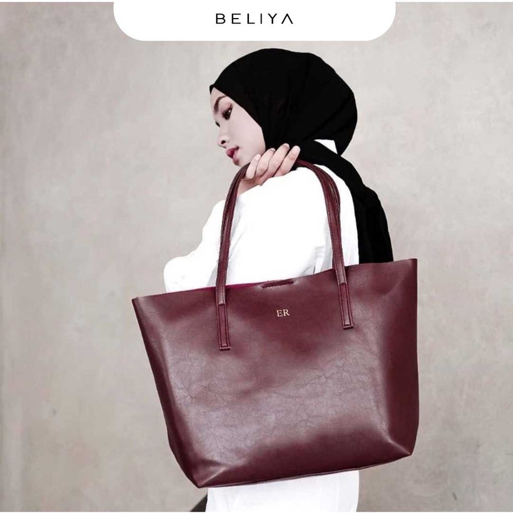 Jual Beliya Micha Bag Burgundy Shopee Indonesia