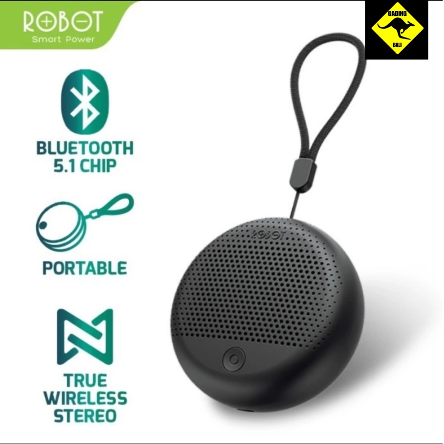 Jual SPEAKER BLUETOOTH MINI ROBOT RB30 PORTABLE BT 5.1 FITUR TWS HD ...