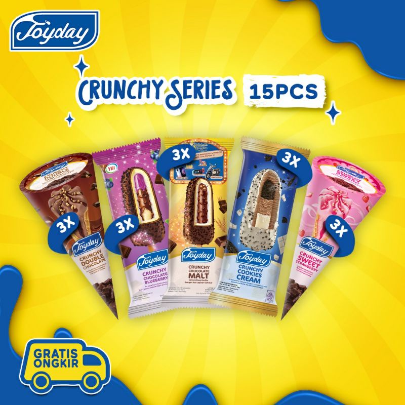 Jual Joyday ice cream Crunchy Series / es krim Joy Day | Shopee Indonesia