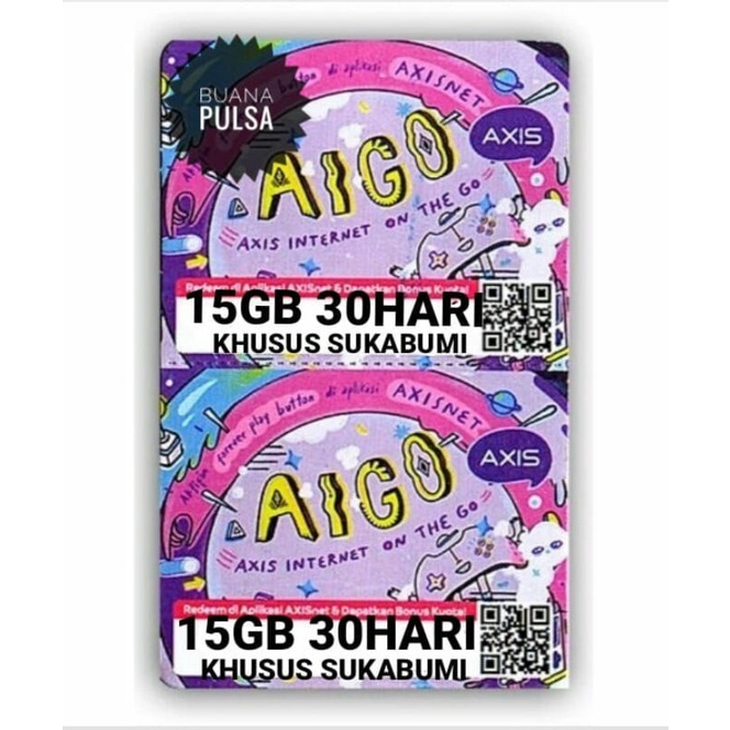 Jual VOUCHER AXIS 15GB 30HARI KHUSUS SUKABUMI | Shopee Indonesia