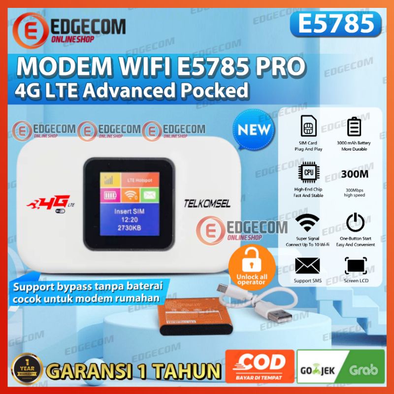 Jual Mifi Modem Wifi E Pro G Lte Mbps Unlock All Operator Shopee Indonesia