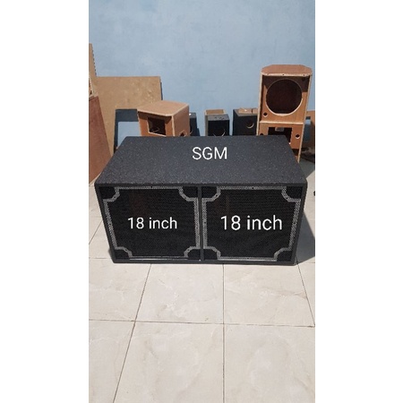 Jual Box speaker 18 inch double model planar | Shopee Indonesia