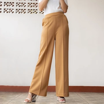 HaymeeIDN Celana Kulot Tulang Bawahan Highwaist Wanita Bawahan Kulot Premium Scuba