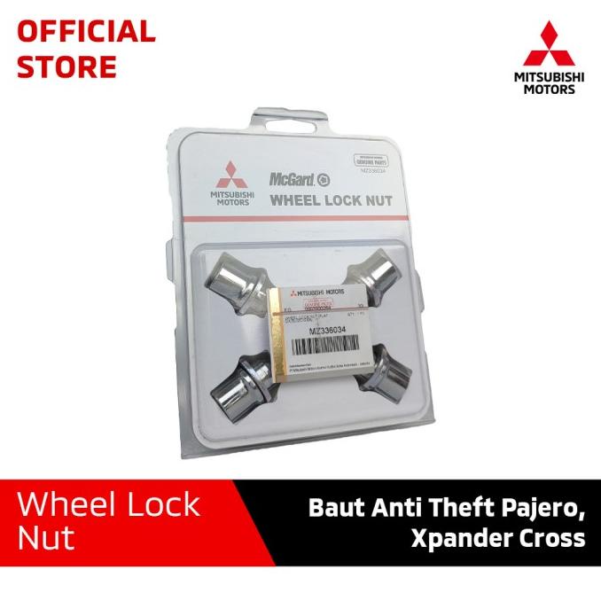 Jual Mitsubishi Motors Wheel Lock Nut Baut Anti Theft Pajero, Xpander