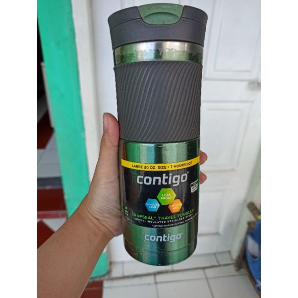 Starbucks x Contigo 600ml/20oz Anniversary Ocean Green Gradient Laser  Mermaid Contigo Bottle