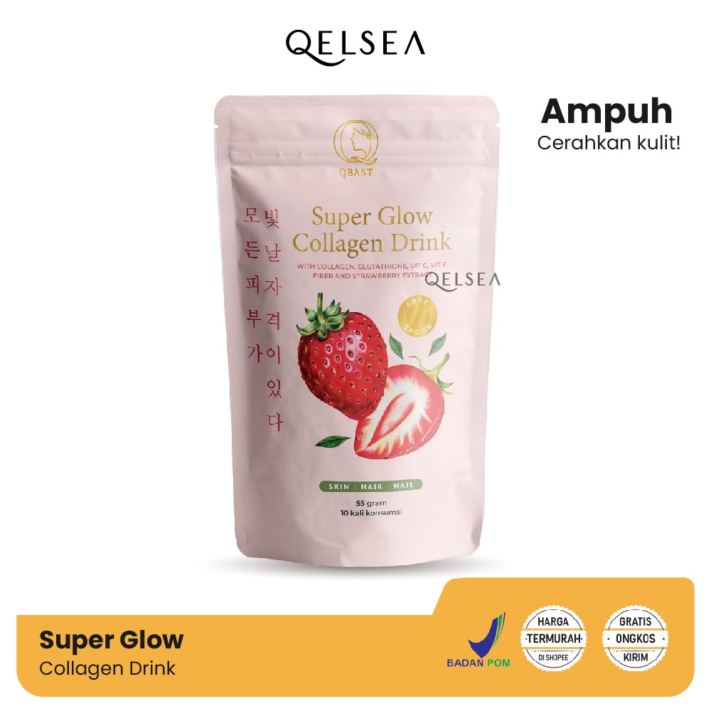 Jual Super Glow Collagen Drink Minuman Pemutih Badan Cepat Permanen