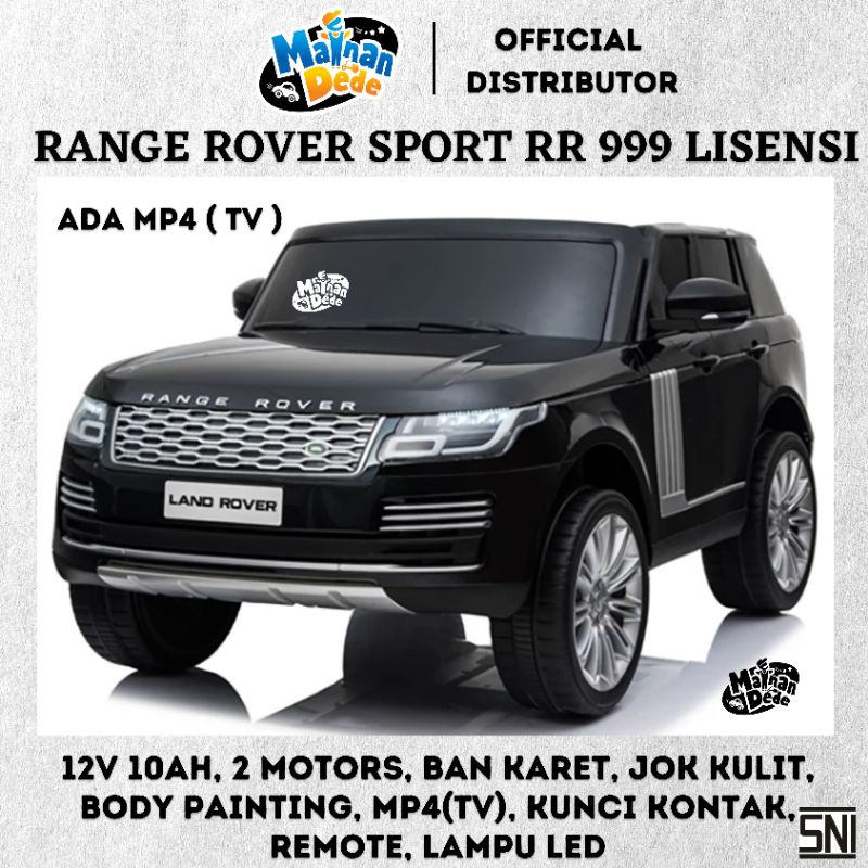 Jual Mainan Mobil Aki Anak Range Rover Sport RR999 ADA TV Lisensi ...