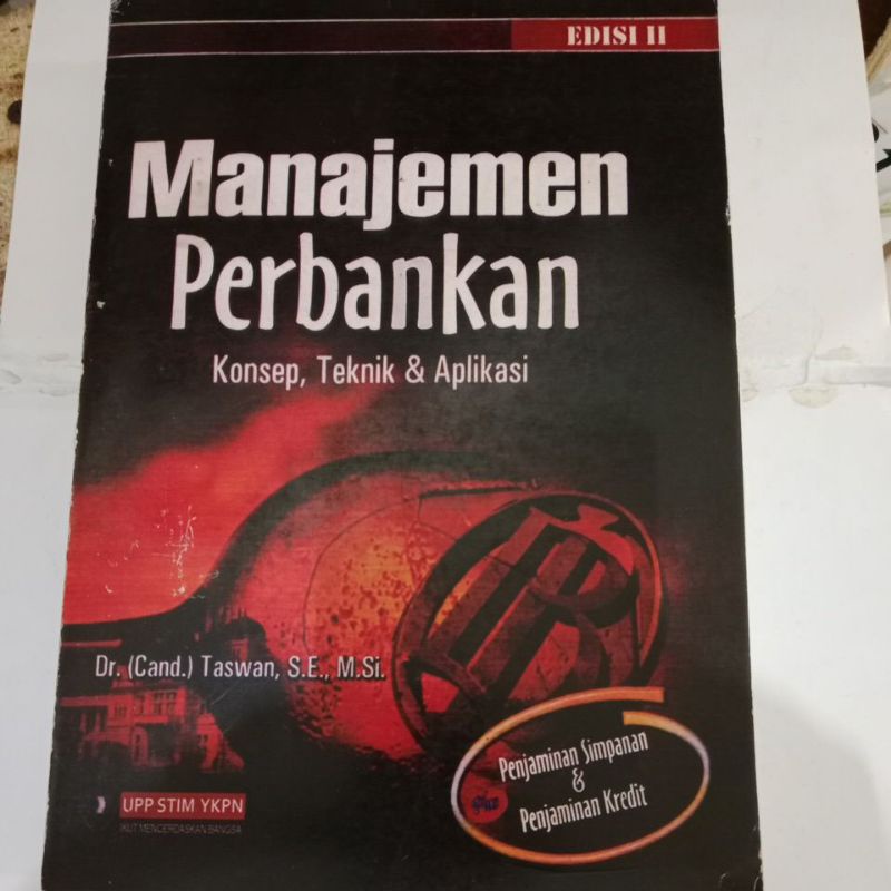 Jual Manajemen Perbankan Konsep Teknik Dan Aplikasi Edisi 2 - TASWAN ...