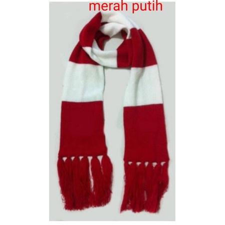 Jual Syal rasta reggae/natal/adat madura merah putih | Shopee Indonesia