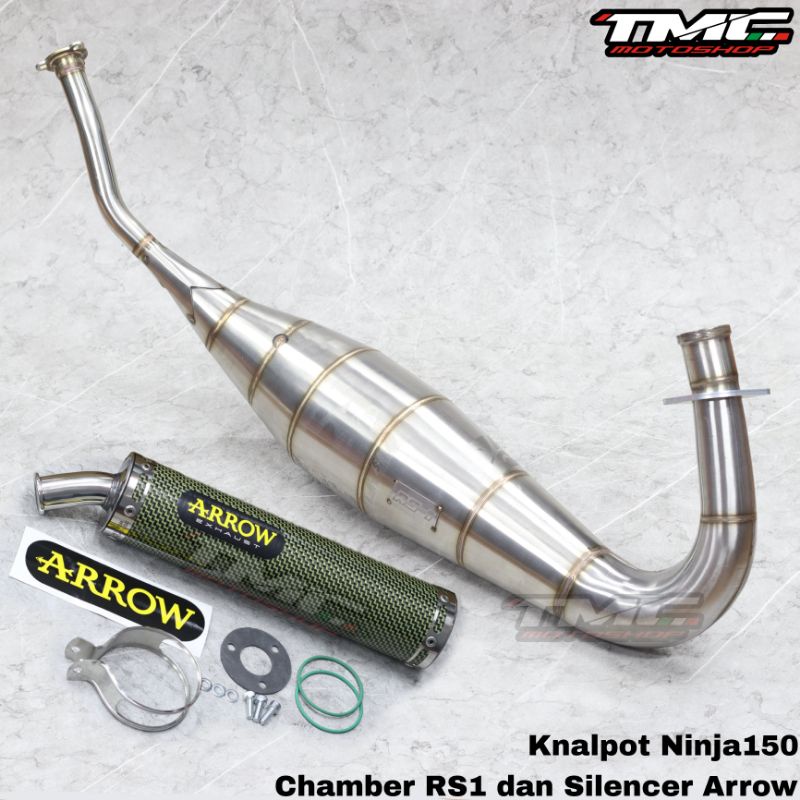 Jual Knalpot Arrow ORIGINAL Ninja150 R Ninja RR Ninja150R Ninja150RR ...