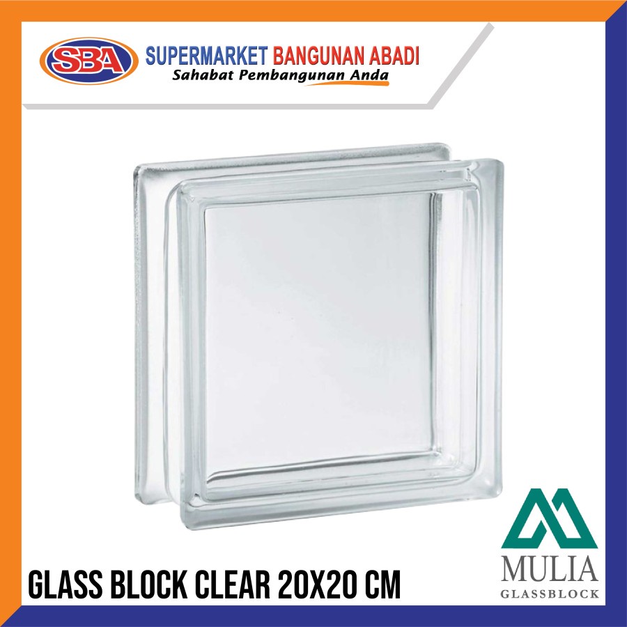 Jual Mulia Glassblock Glassblok Glass Block Mulia Glassblock 19x19cm Shopee Indonesia 6512