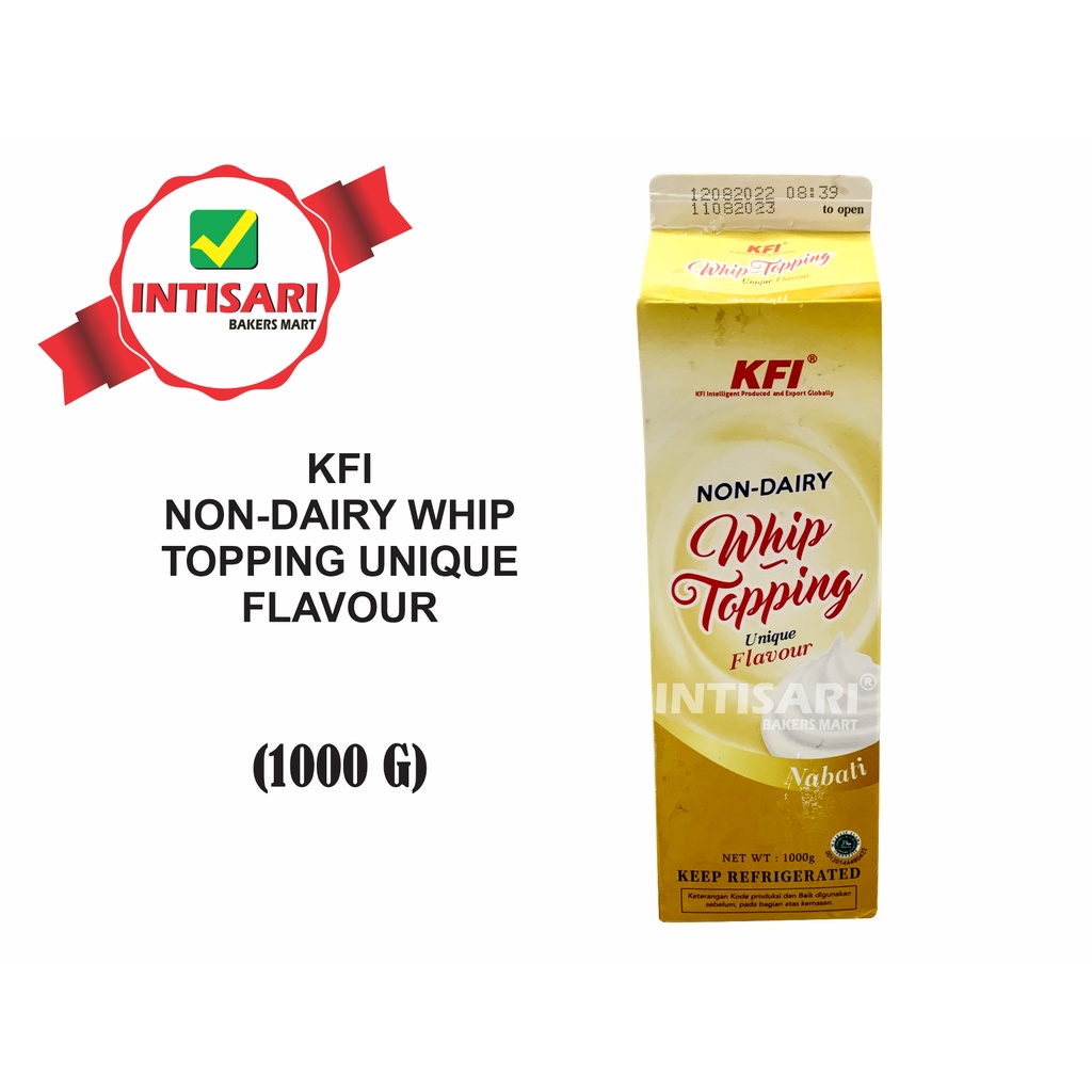 Jual TRANS KFI NABATI NONDAIRY WHIP TOPPING UNIQUE FLAVOUR 1000 G