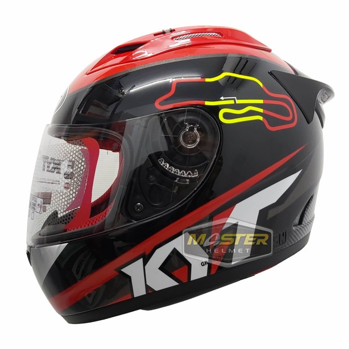 Jual Helm Full Face Kyt Rc Kyt Rc Rc Seven Motif Black Spain