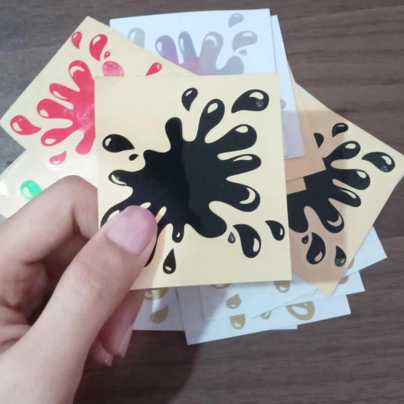 Jual stiker cutting bercak crot (murah tanpa minimal pembelian ...