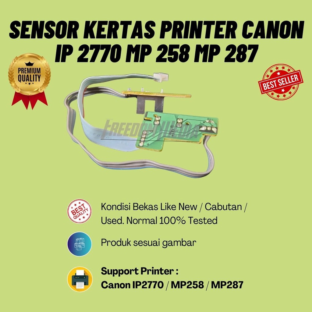 Jual Sensor Penarik Kertas ASF Printer Canon IP 2770 IP2770 MP258 MP287 ...