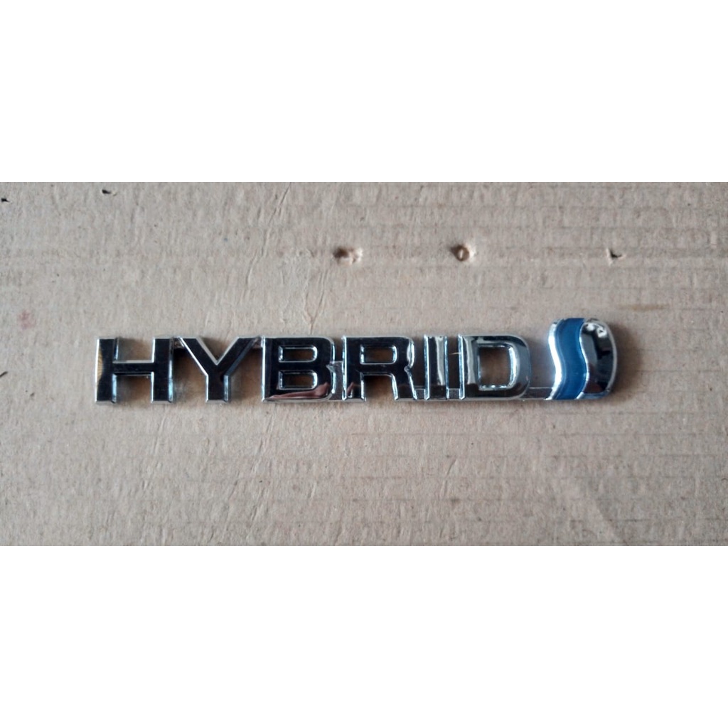 Jual Emblem Mobil Tulisan Hybrid | Shopee Indonesia