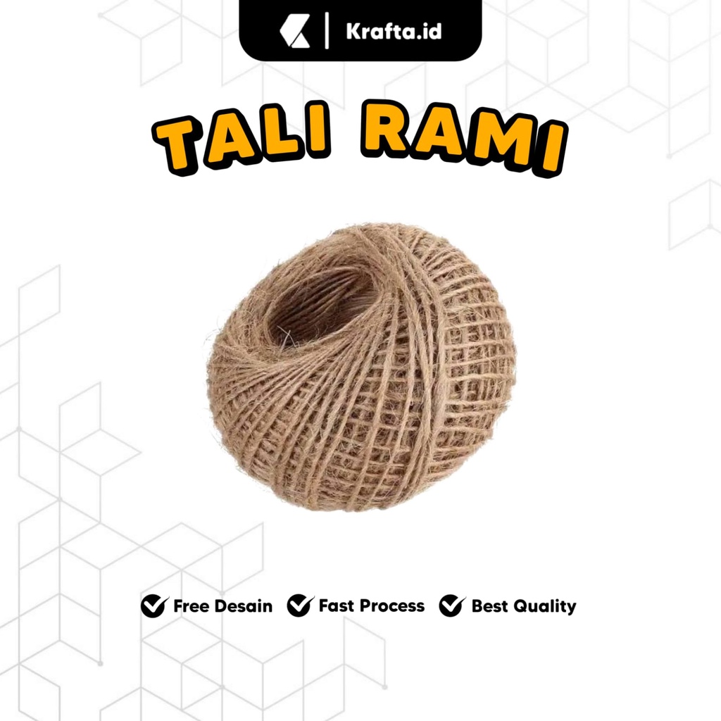 Jual Tali Rami atau Tali Goni 2 Ply Panjang 50 Meter | Shopee Indonesia