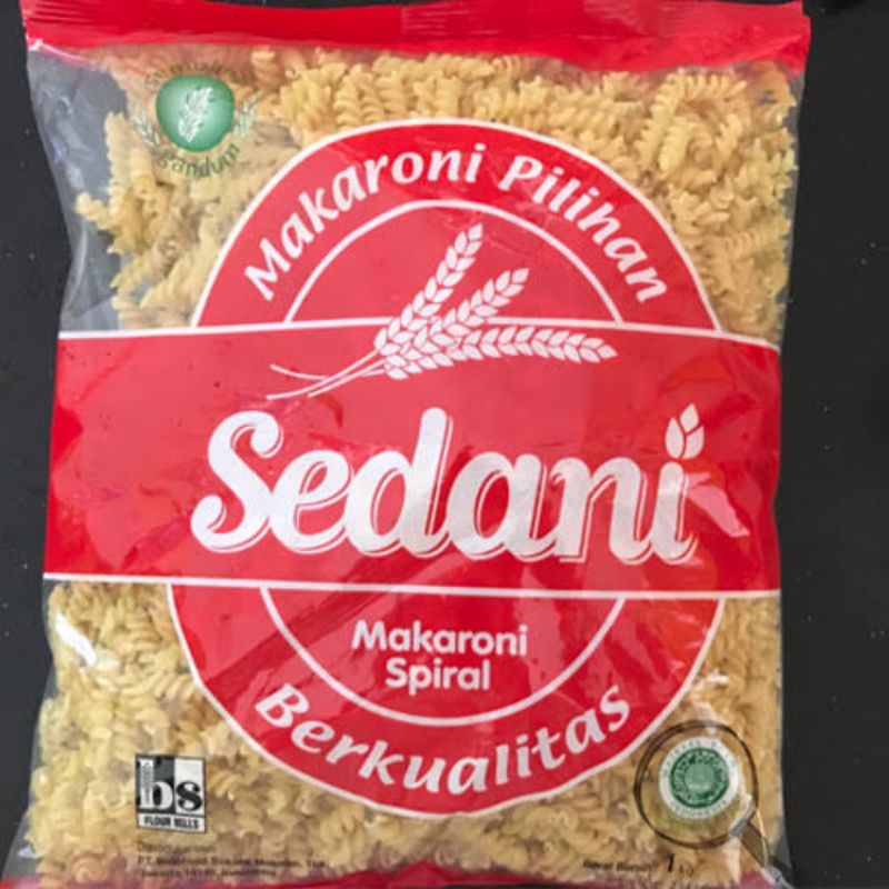 Jual Makaroni Spiral Merk Sedani 1kg Shopee Indonesia